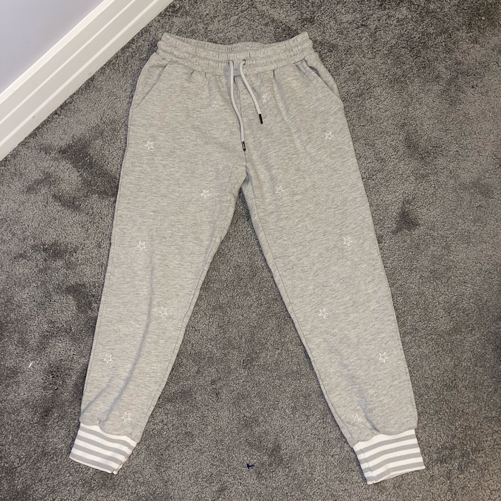 Stories Grey Star Sweatpants - Small